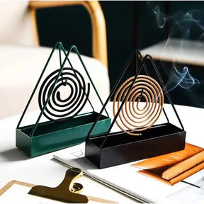 Mosquito Coil Stand Triangle Anti-scald Mosquito Coil Stand Wax Melt Burner Home Decoration Aromatherapy Burner