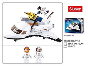 Sluban Space Shuttle M38-B0736 Building Block Model Set for Kids