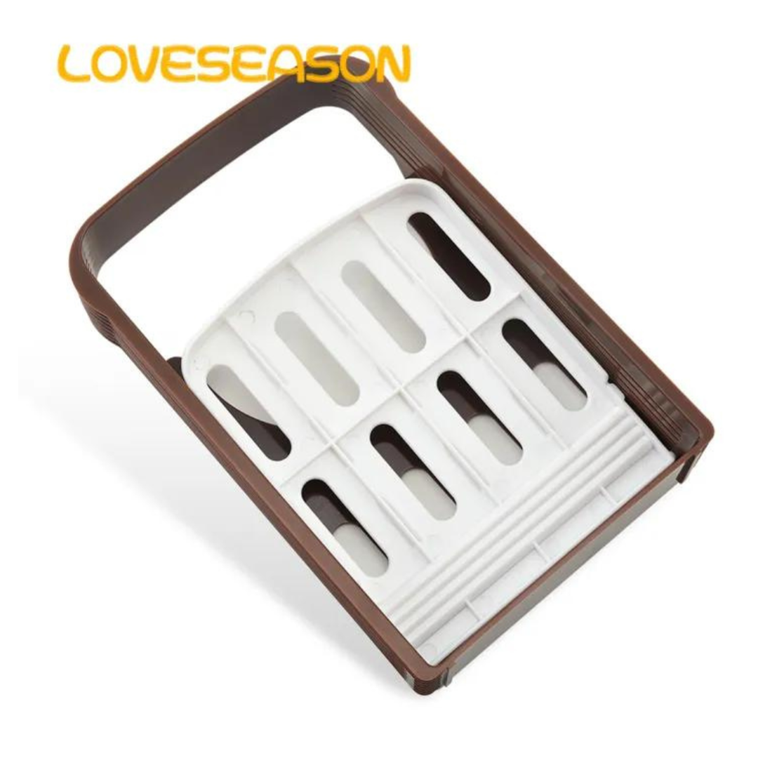 Four Thickness Bread Slicer Adjustable Bread Slicer Guide Foldable Loaf Cutter with 4 Thickness Options Baking Tool for Perfect Slices Durable Easy to Use