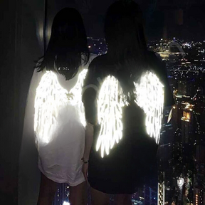 Glowing Wings Printed T-Shirt