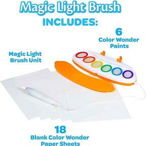 Crayola Color Wonder Mess-Free Magic Light Brush, Creative Toys