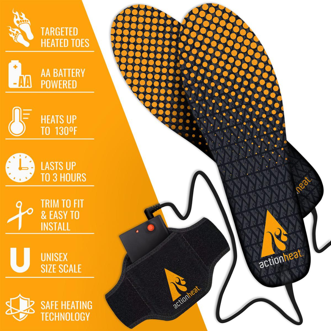 ActionHeat AA Battery Heated Insoles