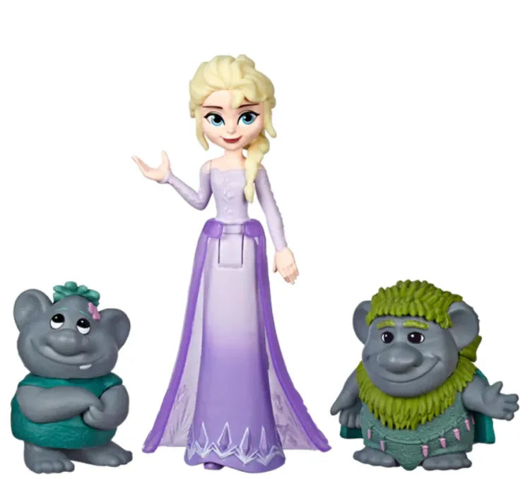 DOLL DISNEY FROZEN-II FIGURE ELSA & TROLLS HASBRO