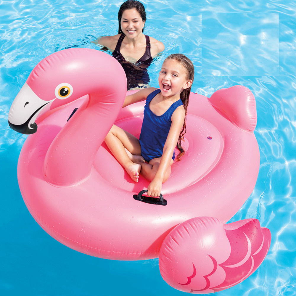 INTEX Ride -on Flamingo Swim Pool Float (56"x54"x38")