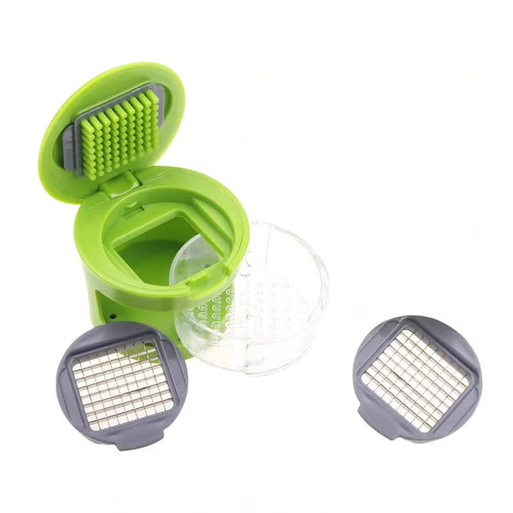 2-In-1 - Garlic Slicer, Dicer & Chopper