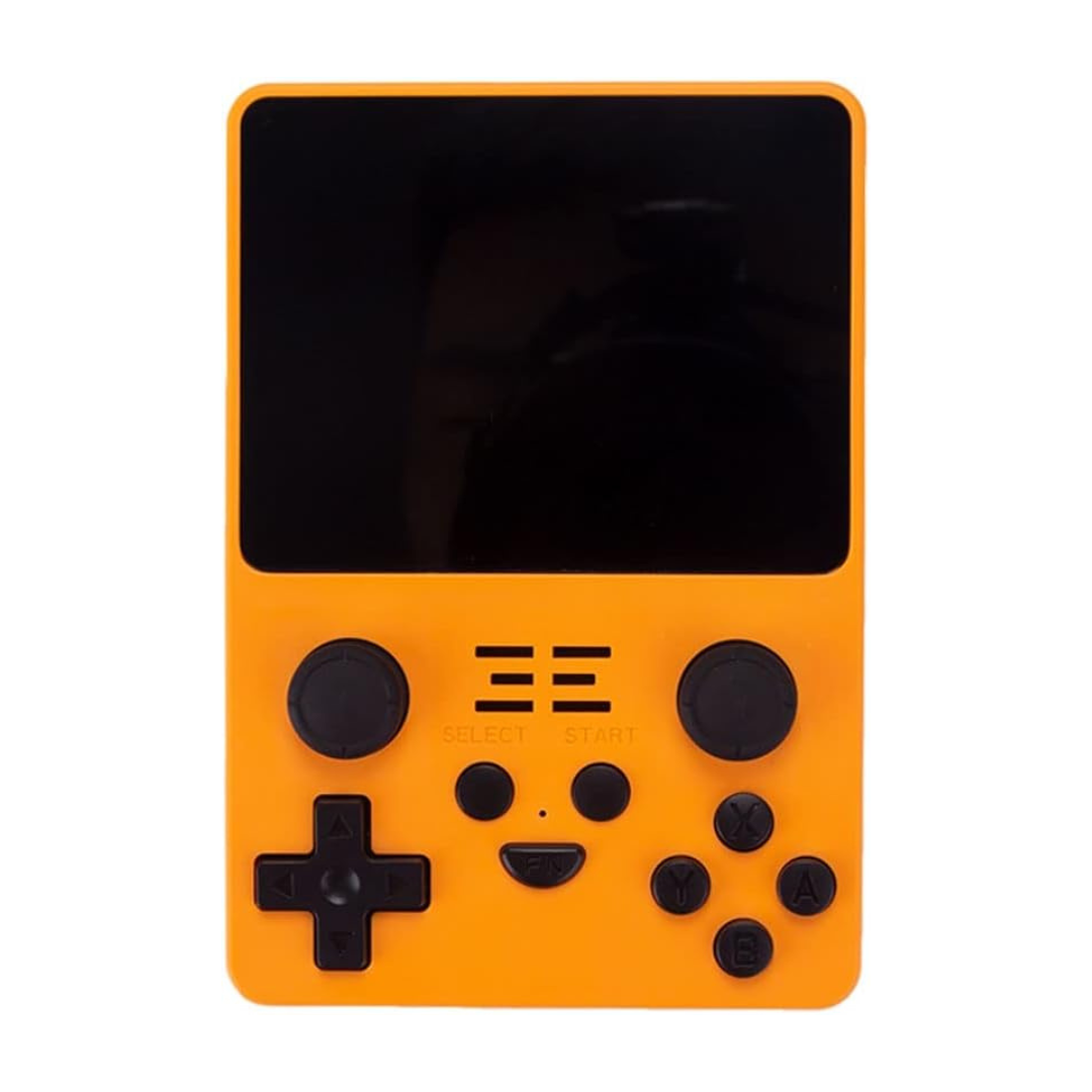 Zoster Powkiddy Handheld Game Console 16G+128G RGB20S 20,000 Games 3.5 Inch IPS Screen Open Source Arkos Linux System Nostalgic Arcade Retro Game Machine for Kids Adults