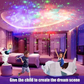 Star Projector Astronaut Galaxy Light Projector, Kids Nebula Night Light, Remote Control and 360°Rotation Magnetic Head - Galaxy Projector Night Light