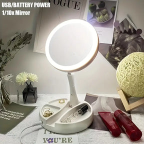 1pc Foldable Makeup Mirror