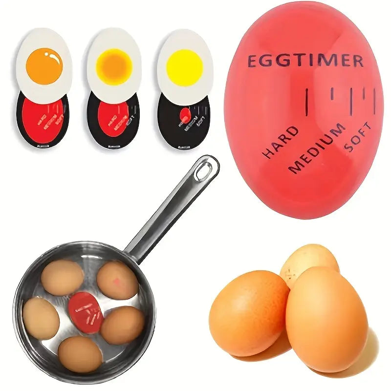 Egg-Perfect Timer - Non-Electric Kitchen Gadget for Perfectly Cooked Eggs, Food Prep Essential