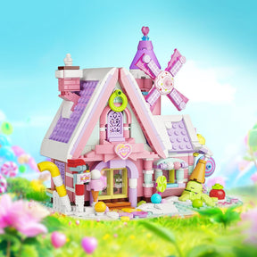 Candy House Toy Building Set That Compatible with Lego Sets for Girls 6-12 8-12 Fun to Build, Sparks Imagination, Charming Room Decor for Girls 8-12 for Girls Boys 6-12，547pcs