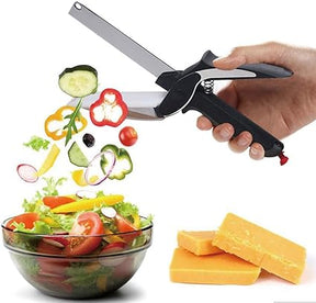 Clever Vegetable Cutter - Black & Silver