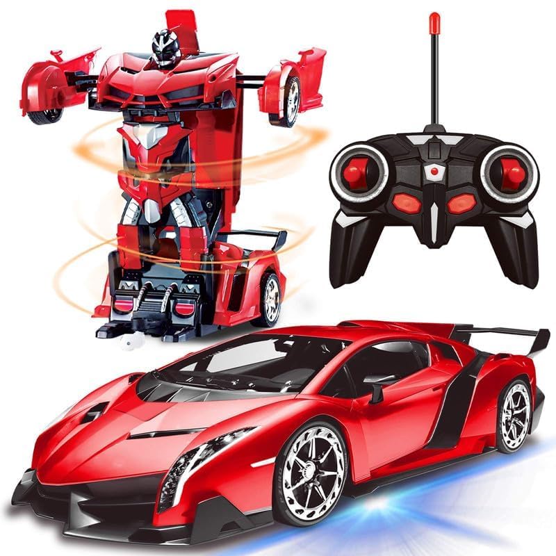 Transform Toy Deformed Car Robot Toys Alloy Version Robot Boy Model Figure Action Figure Toy Transforming Robot Car Toy for Boys and Girls Gifts,for Ages 14 Years+(A)