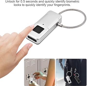 Smart Fingerprint lock  Fast unlock, guaranteed Fipilock Smart Fingerprint  4 month battery timng