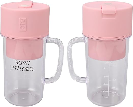 Portable Blender Juicer, Easy To Mini Juicer Blender for Camping for Home (pink