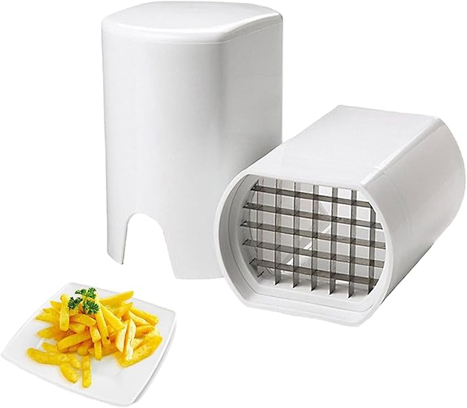 Vegetable Chip Cutter Stainless Steel Potato Chipper Easy-to-Use French Fry Cutter for Home Kitchen Cutter Multipurpose Chip Cutter