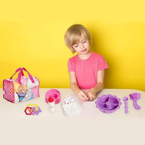 Mommy & Me Baby Doll Care Set - with 30 Accessories in Bag