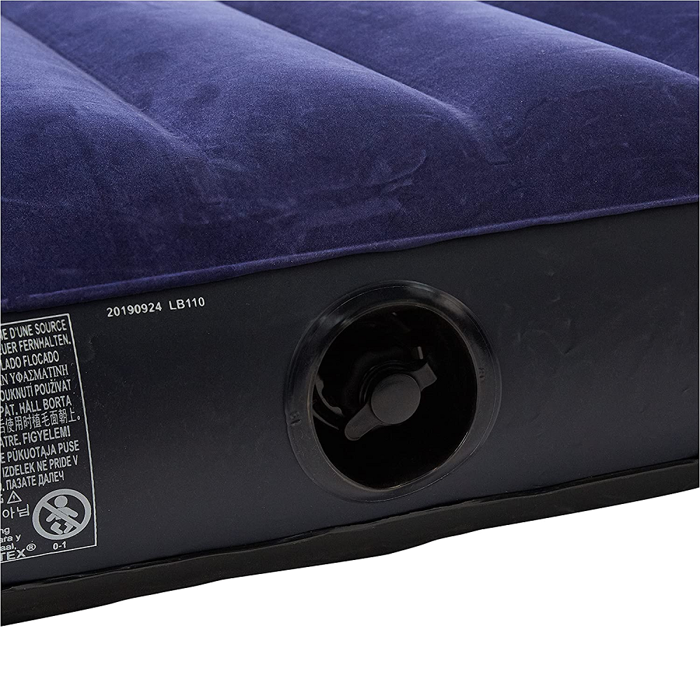 INTEX Air Bed (60"x80"x10") Classic Downy Airbed Dura Beam Standard with Fiber-Tech™️Technology