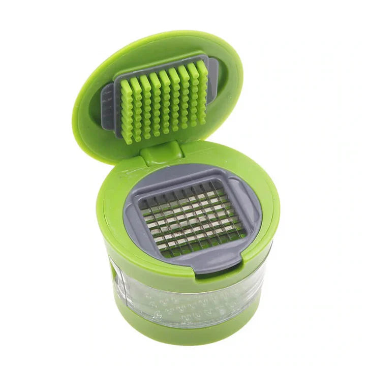 2-In-1 - Garlic Slicer, Dicer & Chopper