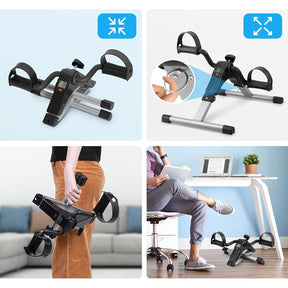 Pedal Exerciser Mini Exercise Bike Arm and Leg Exercise Peddler Machine