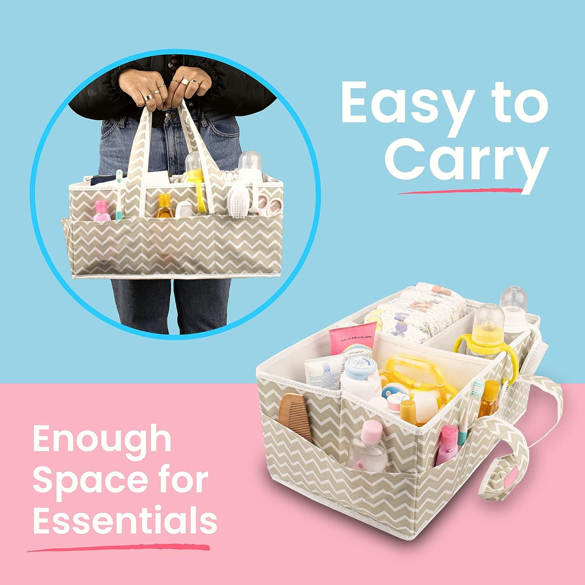 Baby Diaper Caddy Organizer