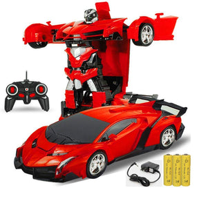 Transform Toy Deformed Car Robot Toys Alloy Version Robot Boy Model Figure Action Figure Toy Transforming Robot Car Toy for Boys and Girls Gifts,for Ages 14 Years+(A)