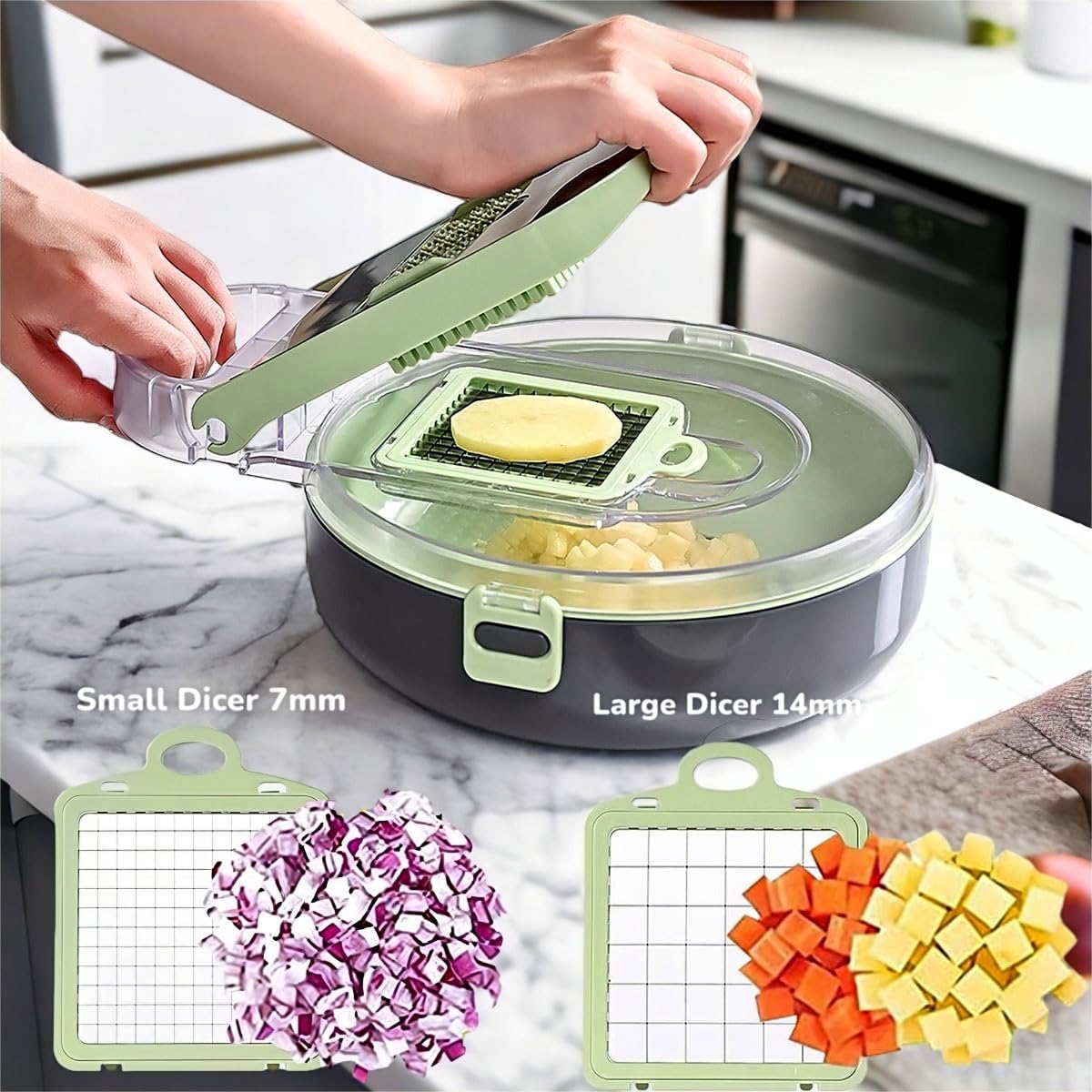 9-in-1 Vegetable Chopper-9 Blades chopper vegetable cutter-Kitchen