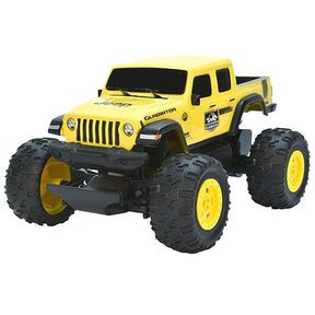 Jeep Gladiator 1:22 Scale R/C - Yellow - Taiyo, 2.4GHz, Scale Remote Control Vehicle, Authentic Design, Controller, Battery Powered Hobby Car