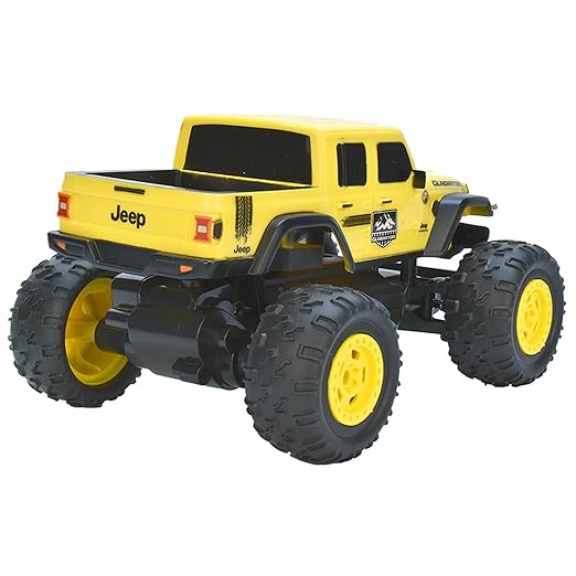 Jeep Gladiator 1:22 Scale R/C - Yellow - Taiyo, 2.4GHz, Scale Remote Control Vehicle, Authentic Design, Controller, Battery Powered Hobby Car