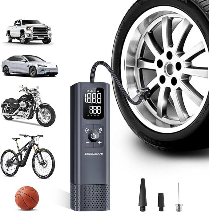 STEELMATE P13 Tire Inflator Portable Air Compressor