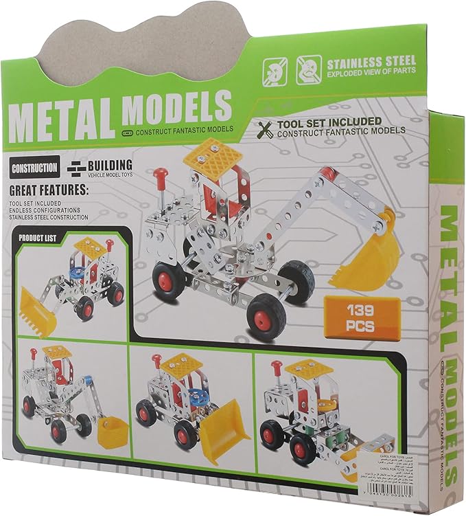 Metal Models 5 In 1 Build And Play Toy