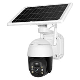 Solar Camera Outdoor Waterproof Wireless iP Camera Solar Panel PTZ Power Camera Home Security CCTV Video Surveillance 12v 3600mh Camera Battery With Soler Plate Human Detection, Night Vision, Full Ptz,sd Card + Cloud Storage,waterproof, V380 Pro