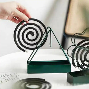 Mosquito Coil Stand Triangle Anti-scald Mosquito Coil Stand Wax Melt Burner Home Decoration Aromatherapy Burner