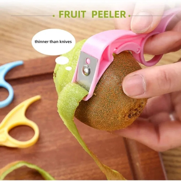 Stainless Steel Peeler Ring Peeling Manual Fruit Slicer 3 n1