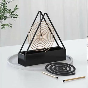 Mosquito Coil Stand Triangle Anti-scald Mosquito Coil Stand Wax Melt Burner Home Decoration Aromatherapy Burner