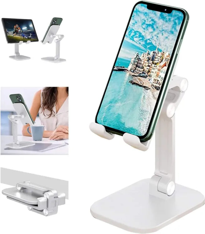 Multifunctional Foldable Metal Mobile Phone Holder Adjustable Phone Stand