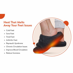 ThermalStep Rechargeable Electric Heated Slippers