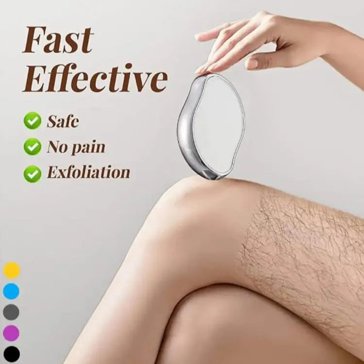 Crystal Hair Eraser, Crystal Hair Remover, Portable Magic Hair Remover for Arms Legs Back, Painless Hair Removal for Women Apply to Any Part of the Body