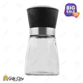 Stainless Steel Pepper and Salt Grinder with Adjustable Coarseness - One Handed Operation - Kitchen Tools