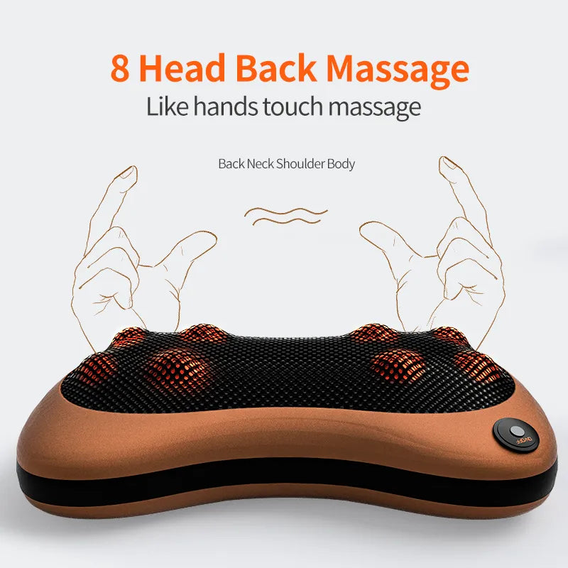 Back Massage Pillow with Heating Function