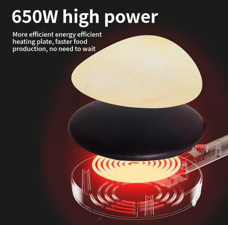 Electric Crepe Maker - Hot Plate Roti Maker For Baking and Cooking