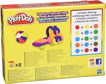 Hasbro A7923 Play-Doh Rainbow Pack of 8