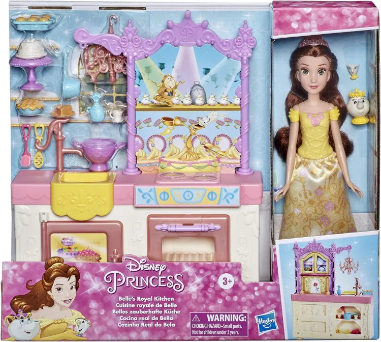 DOLL DISNEY PRINCES BELLE WITH KITCHEN