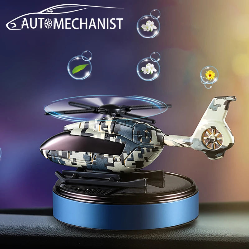 Car Air Freshener Car Solar Rotating Helicopter Aroma