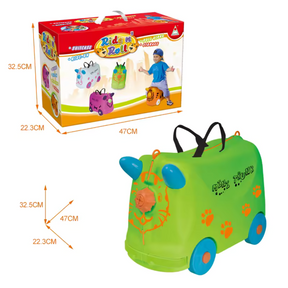 Kids Mini Trunk Ride And Roll Suitcase