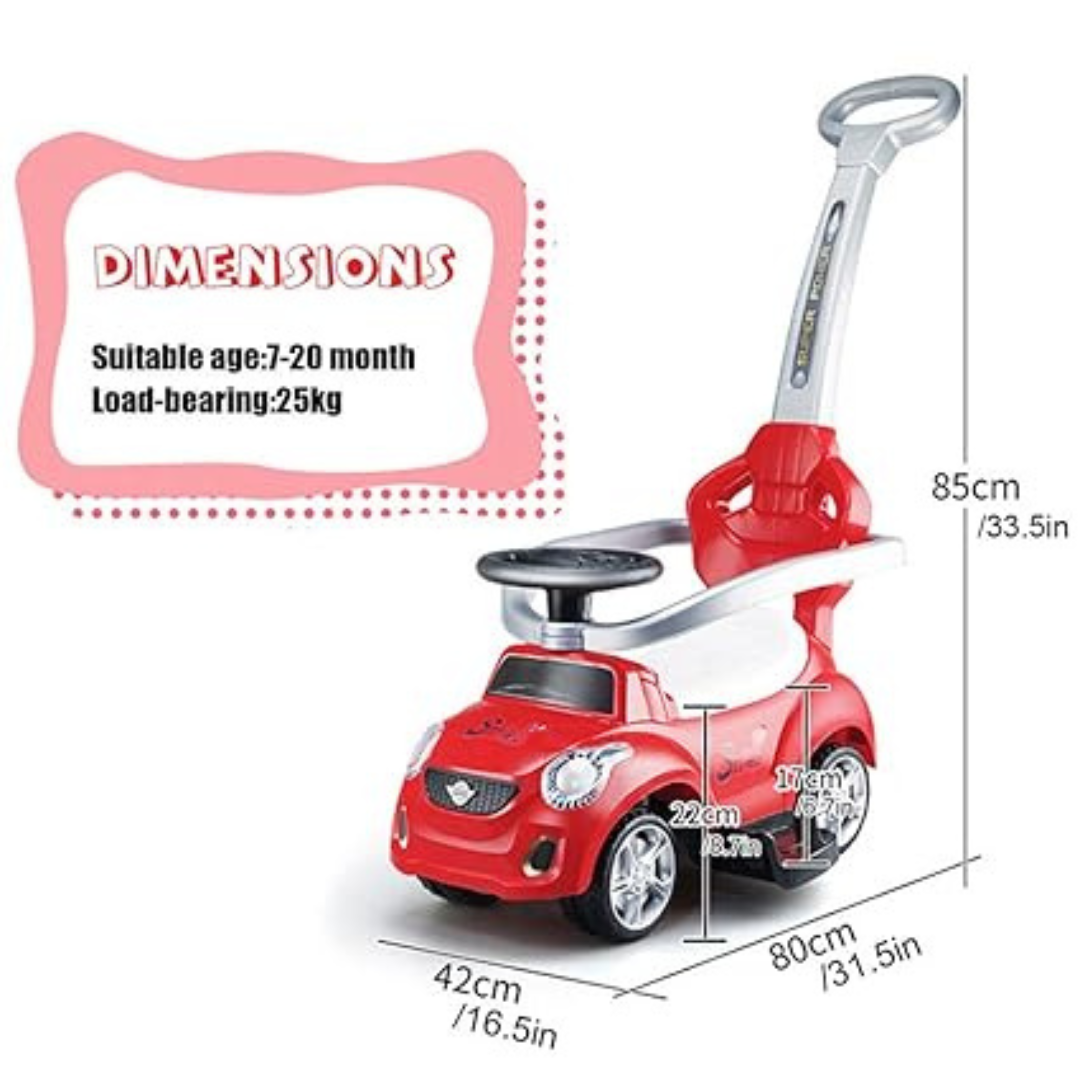 Toyshine Cooper Rider Ride-on Toy with Parent Control Rod