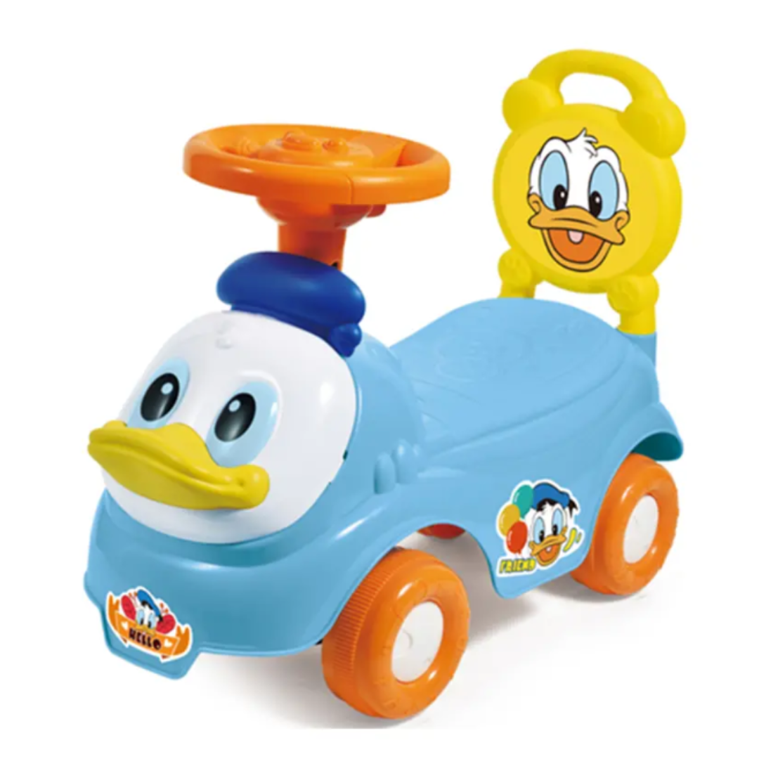 Donald Duck Car Fresh Plastic Baby Ride on Toy Car