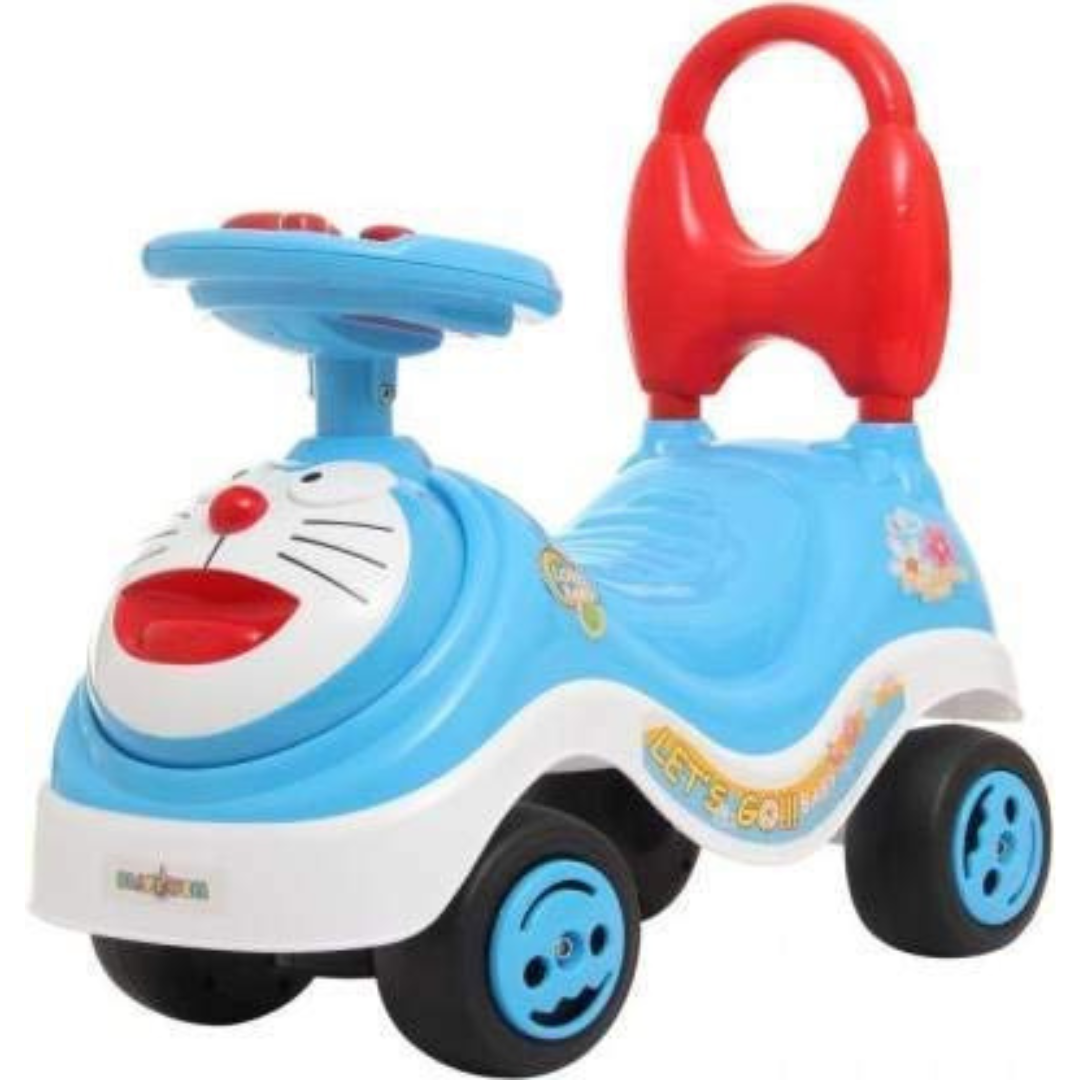 DORAEMON RIDE ON CAR,W/MUSIC STEERING WHEEL,BOX