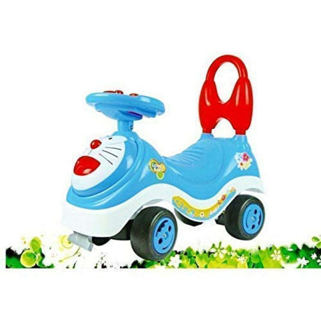 DORAEMON RIDE ON CAR,W/MUSIC STEERING WHEEL,BOX
