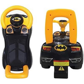 BAT MAN RIDE ON CAR,W/BB STEERING WHEEL,BOX