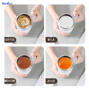 Automatic Self Stirring Magnetic Mug USB Stainless Steel Milk Coffee Mixing Cup Blender Smart Mixer Thermal Cup Drinkware Gifts